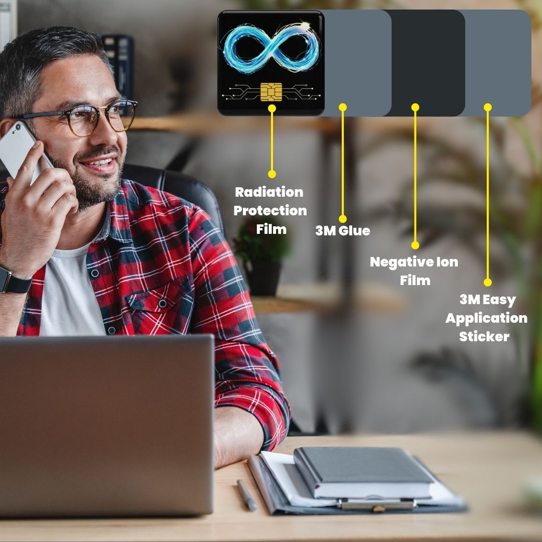 Optimal Prime Device Neutralizer Stickers - Shielding Stickers for Phones, Tablets, Laptops, and WiFi Devices | for Home and Office Protection | 12 Pack